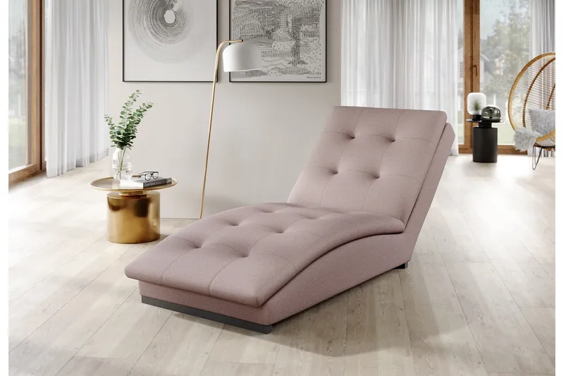 Manwi Schäslongfåtölj, Rosa