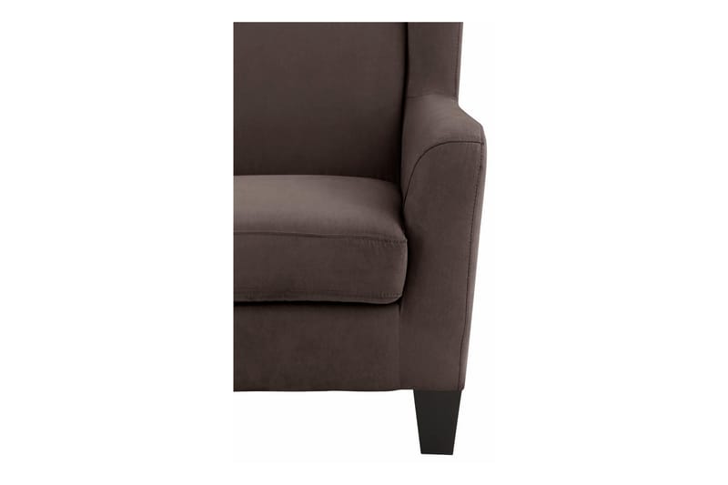 Silfa Fåtölj Microfiber - Brun - Möbler - Stolar & fåtöljer - Fåtölj - Öronlappsfåtölj