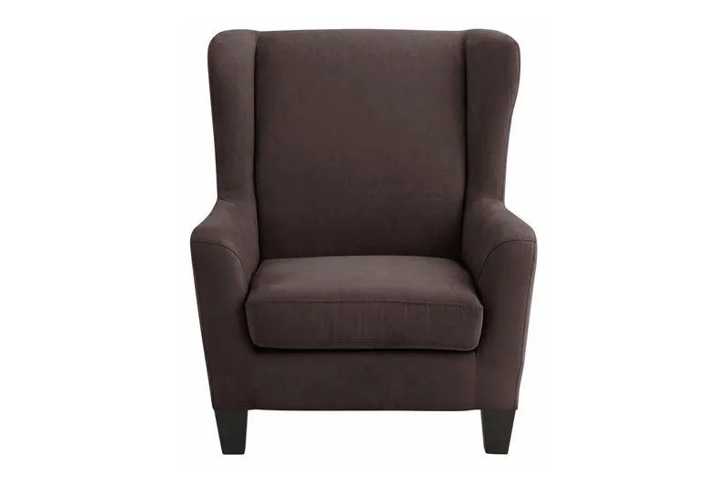 Silfa Fåtölj Microfiber - Brun - Möbler - Stolar & fåtöljer - Fåtölj - Öronlappsfåtölj