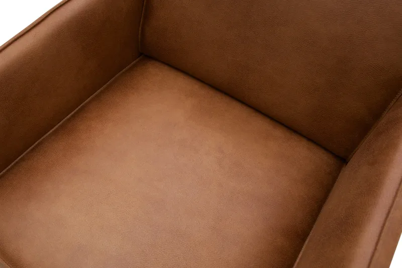 Statement Fåtölj i Skinn - Cognac - Möbler - Stolar & fåtöljer - Fåtölj - Skinnfåtölj & läderfåtölj