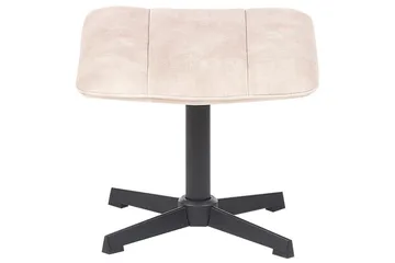 Svängbar fåtölj Lia - Beige, svart - Möbler - Stolar & fåtöljer - Fåtölj - Fåtölj utan armstöd