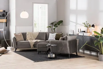 Trend Fåtölj med Fotpall - Mullvad - Möbler - Stolar & fåtöljer - Fåtölj