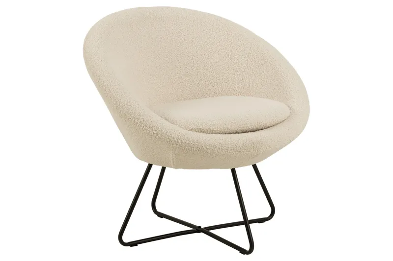 Feeble Loungefåtölj, Beige