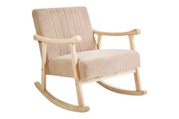 Gungstol Leknes - Beige, brun - Möbler - Stolar & fåtöljer - Fåtölj