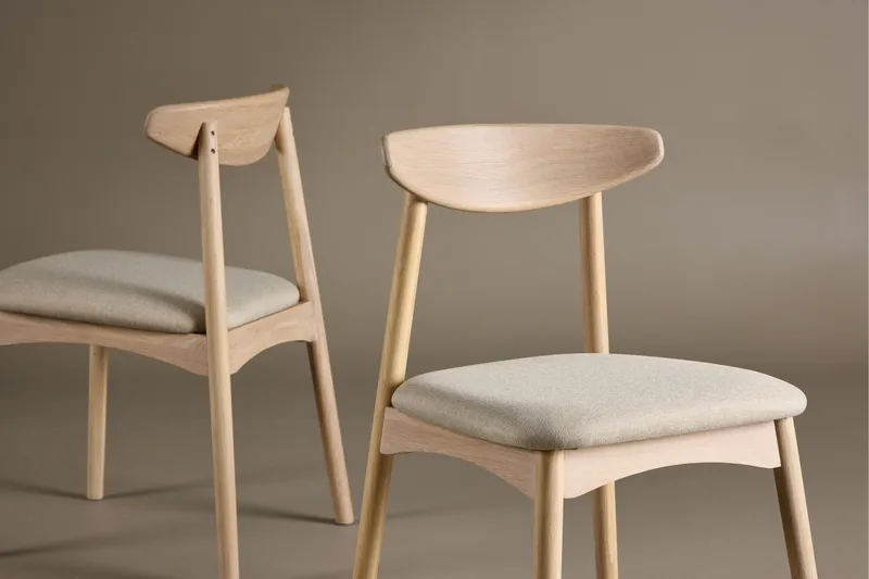 Matstol utan armstöd VIND Ven Dining Chair Whitewash - Möbler - Stolar & fåtöljer - Matstol & köksstol