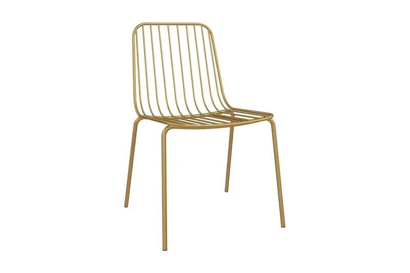 Caden Matstol Guld 2-pack, Dorel Home