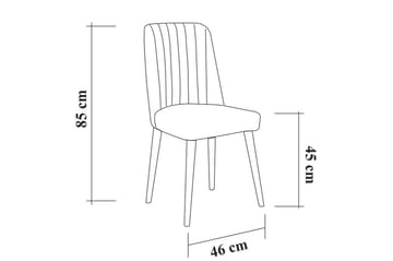 Shundrea Stol 85 cm - Valnöt - Möbler - Stolar & fåtöljer - Matstol & köksstol