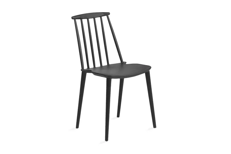 Ventnor Stol Set Om 2 St, Svart
