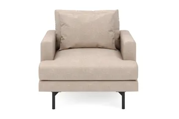 Menard Stor Fåtölj Tyg - Beige - Möbler - Stolar & fåtöljer - Fåtölj