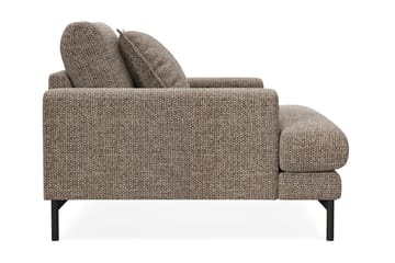 Menard Premium Fåtölj i Chenille - Brun - Möbler - Stolar & fåtöljer - Fåtölj