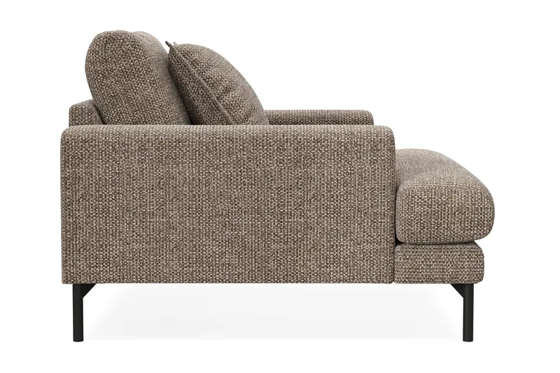 Menard Premium Fåtölj i Chenille - Brun - Möbler - Stolar & fåtöljer - Fåtölj