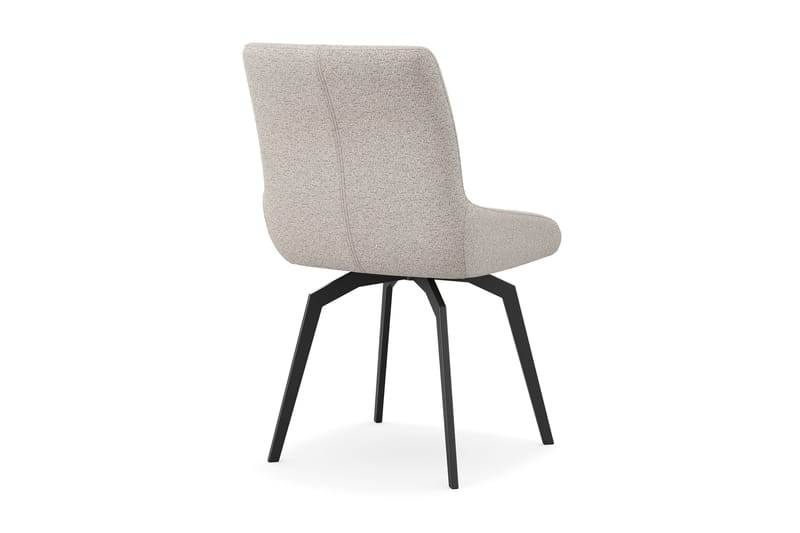 Mora Matstol & Köksstol med Snurrfunktion Klädd i Tyg - Beige - Möbler - Stolar & fåtöljer - Matstol & köksstol