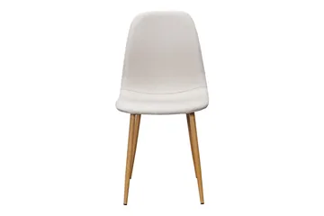 Nibe Matstol & Köksstol i Tyg med Metallben i Ekutseende - Beige - Möbler - Stolar & fåtöljer - Matstol & köksstol