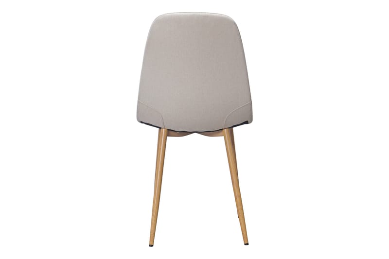 Nibe Matstol & Köksstol i Tyg med Metallben i Ekutseende - Beige - Möbler - Stolar & fåtöljer - Matstol & köksstol