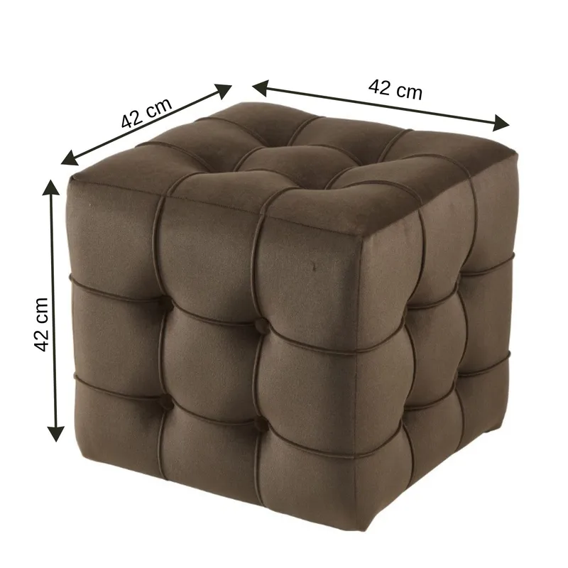 Ameias Sittpuff 42 cm - Brun - Möbler - Stolar & fåtöljer - Pall & puff - Sittpuff