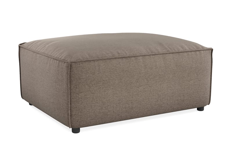 Cubo 1-sits  Rektangulär Fotpallsmodul i Tyg 120 cm bred - Grå - Möbler - Stolar & fåtöljer - Pall & puff - Fotpall