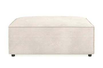 Cubo 1-sits  Rektangulär Fotpallsmodul i Manchester 120 cm bred - Beige - Möbler - Stolar & fåtöljer - Pall & puff - Fotpall