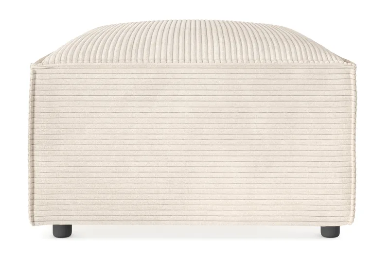 Cubo 1-sits  Rektangulär Fotpallsmodul i Manchester 120 cm bred - Beige - Möbler - Stolar & fåtöljer - Pall & puff - Fotpall