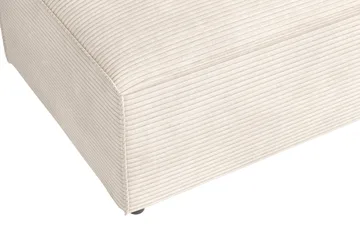 Cubo 1-sits  Rektangulär Fotpallsmodul i Manchester 120 cm bred - Beige - Möbler - Stolar & fåtöljer - Pall & puff - Fotpall