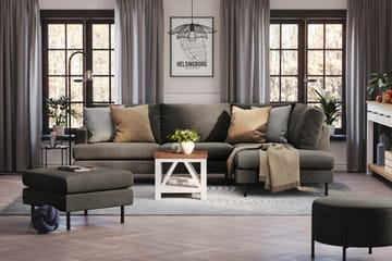 Menard Compact Fotpall 68 cm - Mörkgrå - Möbler - Stolar & fåtöljer - Pall & puff - Fotpall