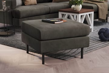 Menard Compact Fotpall 68 cm - Mörkgrå - Möbler - Stolar & fåtöljer - Pall & puff - Fotpall