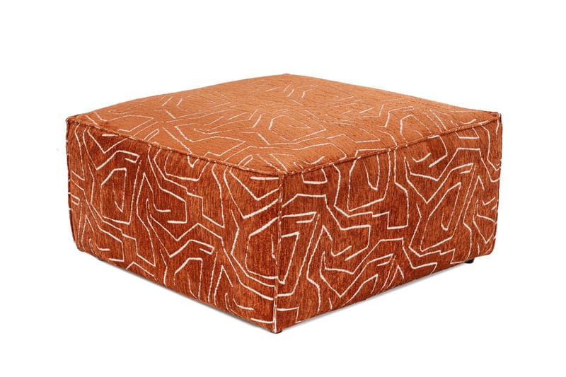 Kaolins Fotpall 85 cm, Orange