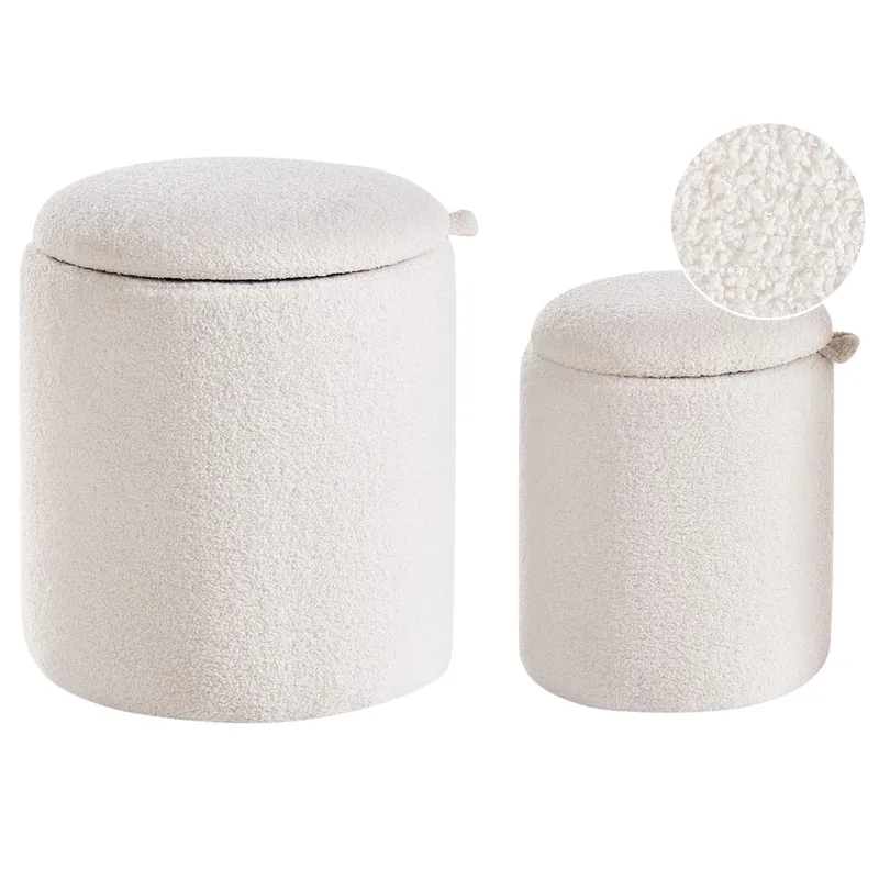 Puff Berea 2-pack, Vit
