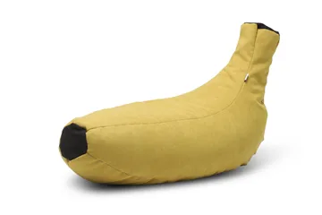 Bajinder Sittpuff 68 cm - Gul|Svart - Möbler - Stolar & fåtöljer - Pall & puff - Sittpuff