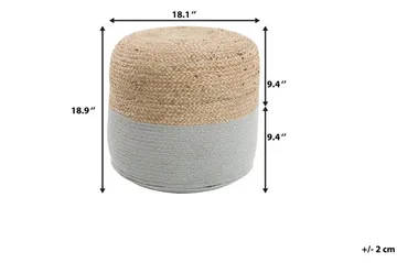 Dalama Sittpuff 46 cm - Beige - Möbler - Stolar & fåtöljer - Pall & puff - Sittpuff