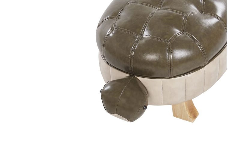 Tartaruga Sittpuff - Konstläder/Grön/Beige - Möbler - Stolar & fåtöljer - Pall & puff - Sittpuff