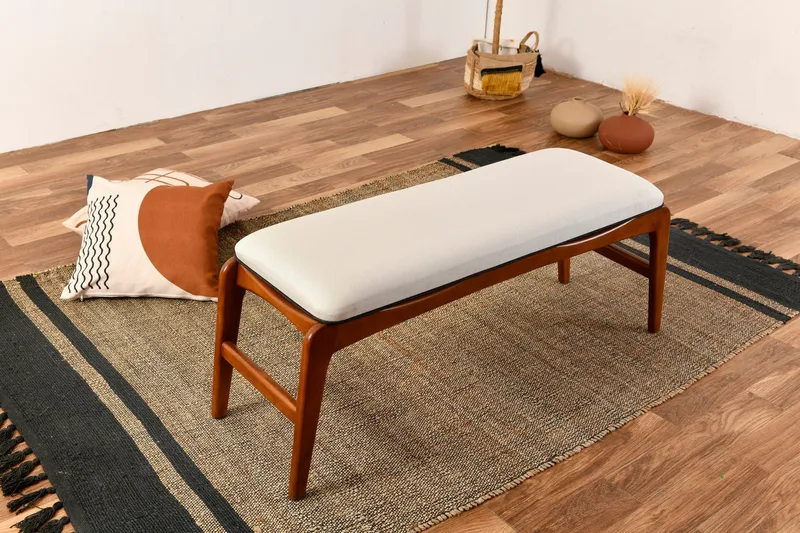 Touch Sittpall 120 cm, Valnöt/Cream