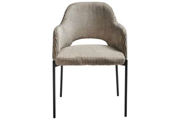 Set med 2 matstolar Raton - Beige, svart - Möbler - Stolar & fåtöljer - Matstol & köksstol
