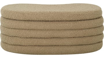 Bänk Valvik med Organisk Form - Beige - Möbler - Stolar & fåtöljer - Sittbänk - Hallbänk