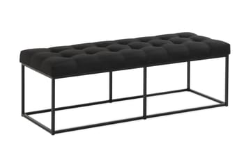 Ella Sittbänk 120 cm Rutig - Svart - Möbler - Stolar & fåtöljer - Sittbänk - Hallbänk