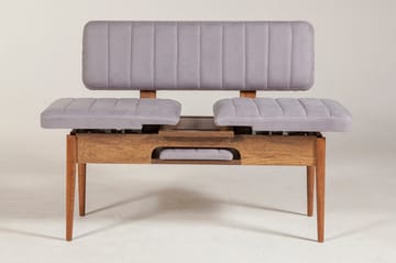 Shundrea Bänk 85 cm - Valnöt - Möbler - Stolar & fåtöljer - Sittbänk