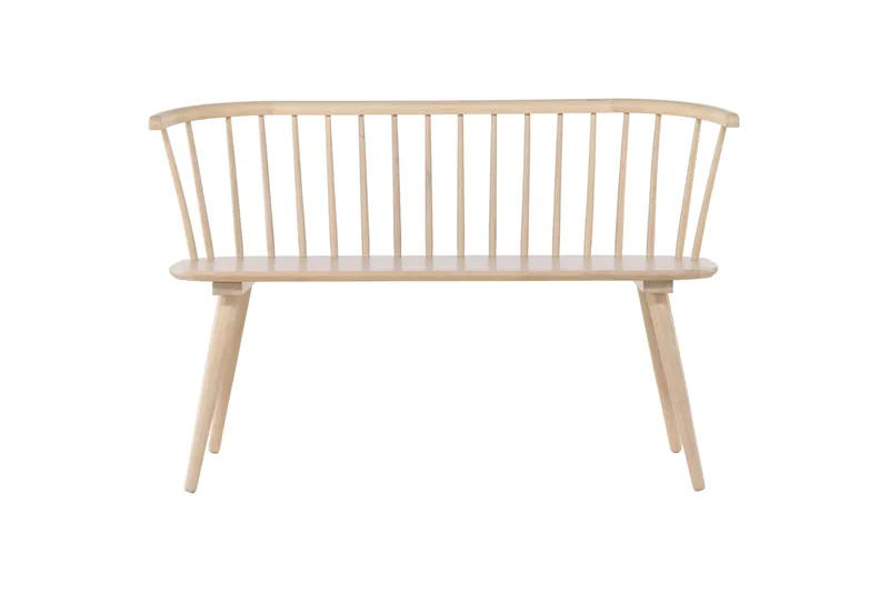 Sittbänk med ryggstöd Venture Home Bobby Sittbänk 120 cm Whitewash Whitewash