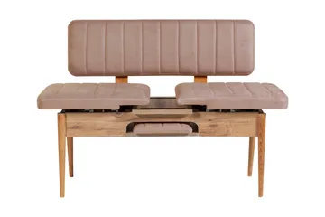 Valsot Sittbänk 110 cm - Trä/natur/Grå - Möbler - Stolar & fåtöljer - Sittbänk
