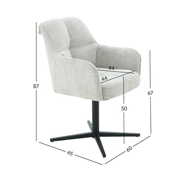 Stol Beldor - Beige - Möbler - Stolar & fåtöljer - Matstol & köksstol