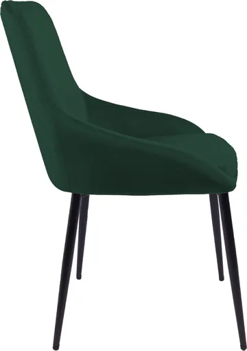 Theo stol i grön sammet - mörkgrön - Möbler - Stolar & fåtöljer - Matstol & köksstol
