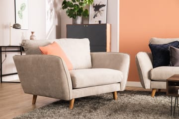Trend Lyx Fåtölj i Chenille - Greige - Möbler - Stolar & fåtöljer - Fåtölj