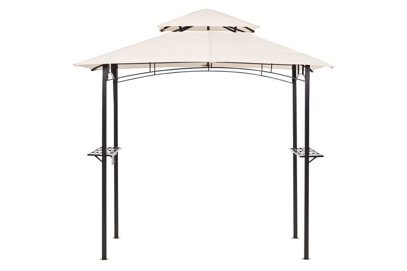 Lusthus Naro Beige/svart - Beige/svart - Utemöbler - Solskydd - Paviljong - Paviljong med tak