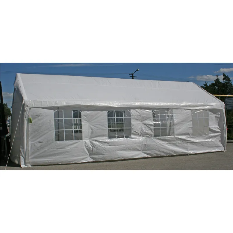 Partytält 4x8 m, Vit