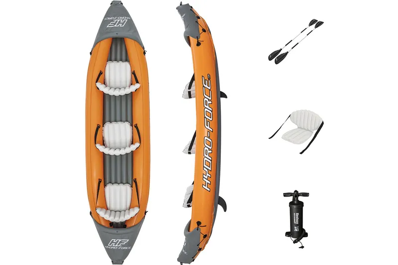Bestway Cove Champion X3 Uppblåsbar kajak 3 personer Orange