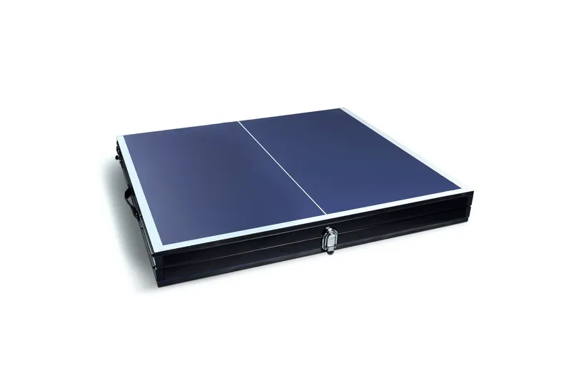 Hopfällbart Mini Pingisbord Inkl nät, 2 racketar & bollar 137x76 cm - Blå - Möbler - Bord & matgrupper - Spelbord - Pingisbord