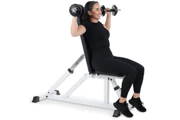 Träningsbänk - 300kg maxlast - Sport & fritid - Hemmagym - Träningsredskap - Träningsbänk & bänkpressbänk