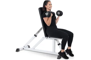 Träningsbänk - 300kg maxlast - Sport & fritid - Hemmagym - Träningsredskap - Träningsbänk & bänkpressbänk