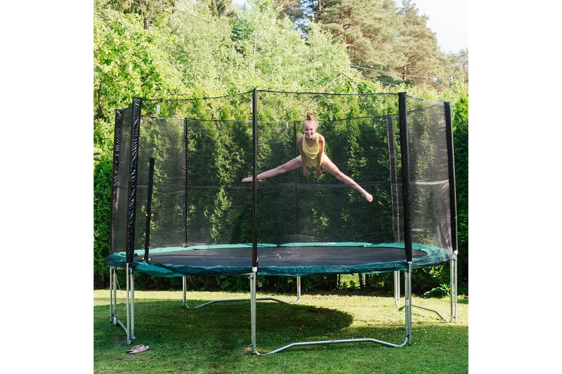 Studsmatta med Skyddsnät, 426 cm - Sport & fritid - Lek & sport - Lekredskap & utelek - Studsmatta