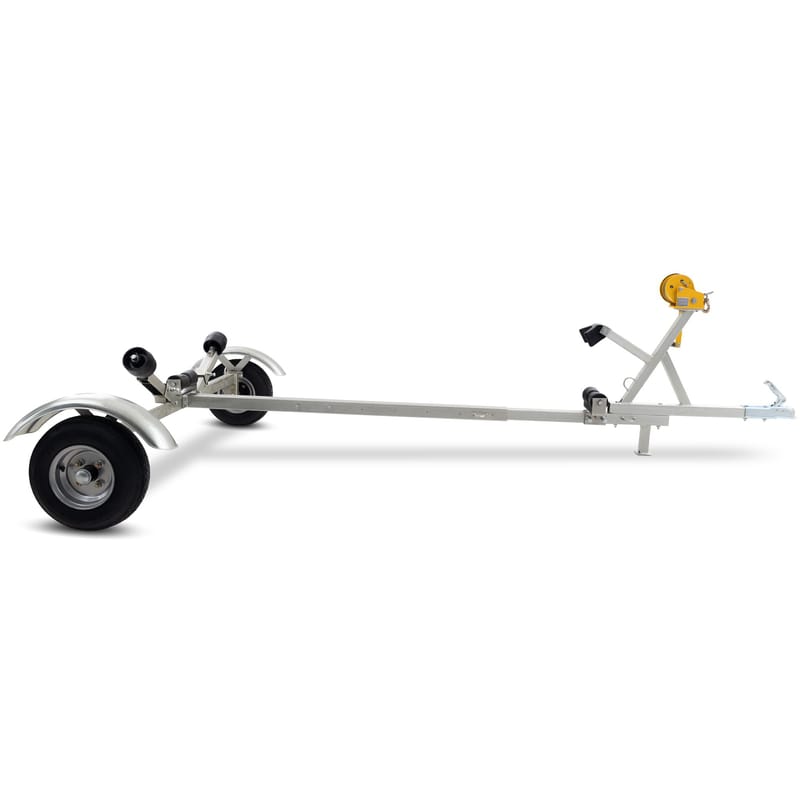 Båttrailer med vinsch | Maxlast 380kg | 400x183cm - Sport & fritid - Bil & MC - Släpkärra & släpvagn
