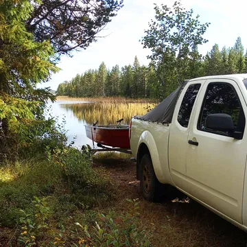 Båttrailer med vinsch | Maxlast 380kg | 400x183cm - Sport & fritid - Bil & MC - Släpkärra & släpvagn