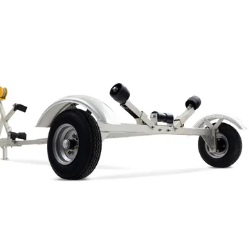 Båttrailer med vinsch | Maxlast 380kg | 400x183cm - Sport & fritid - Bil & MC - Släpkärra & släpvagn